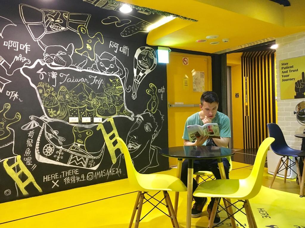 Here X There Hostel Taipei Main Station Экстерьер фото